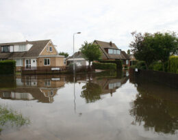Flash flooding can submerge entire neighborhoods.