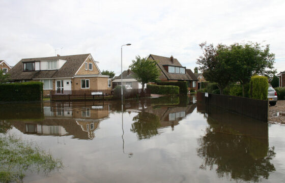 Flash flooding can submerge entire neighborhoods.