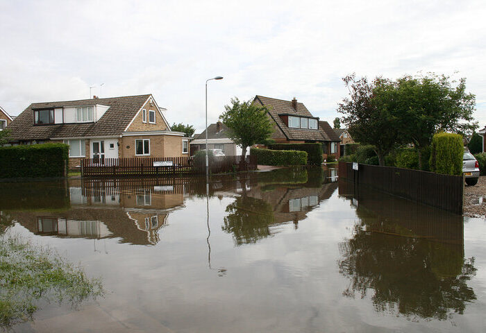 Flash flooding can submerge entire neighborhoods.