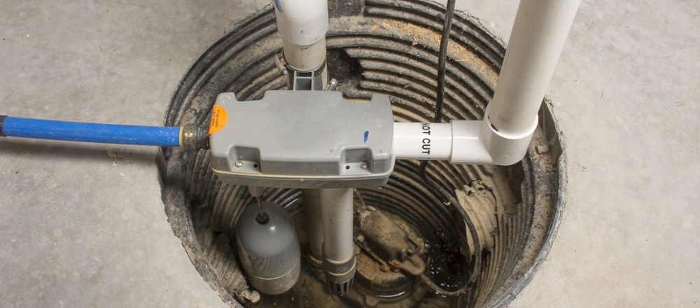 a sump pump installed the basement