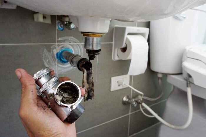 A blocked pipe is a common cause of burst pipes.
