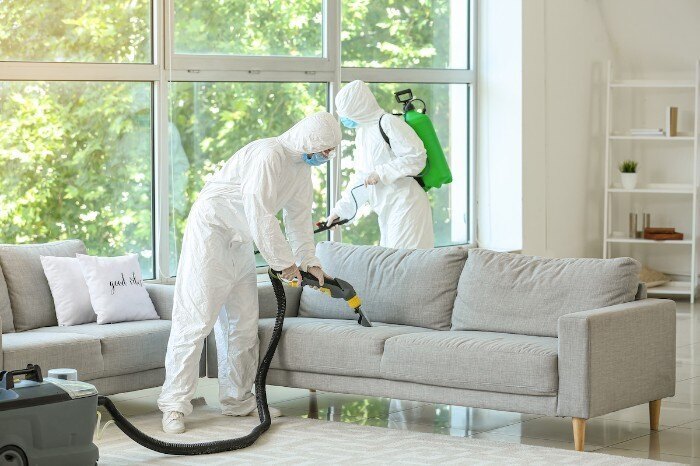 Crime scene cleaning and disinfection by PuroClean cleaners