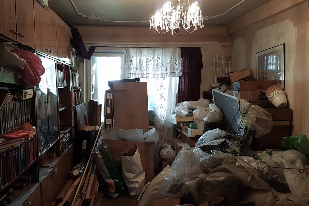 hoarded home