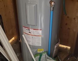 A water heater, which resulted in water loss in a Bala home